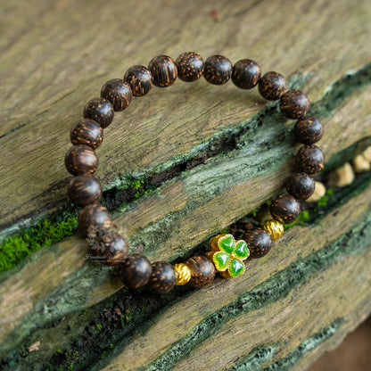 Seeds of Light - Green Clover Charm, Hope Springs Eternal