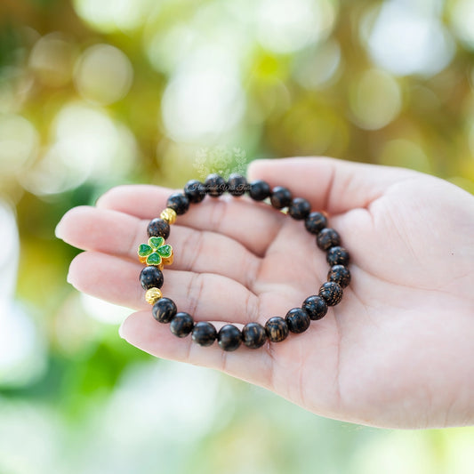 Seeds of Light - Green Clover Charm, Hope Springs Eternal